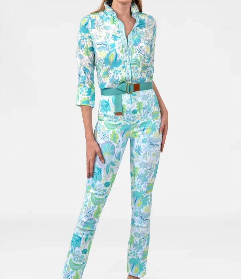 NEW GRETCHEN SCOTT gripeless pant in ocean